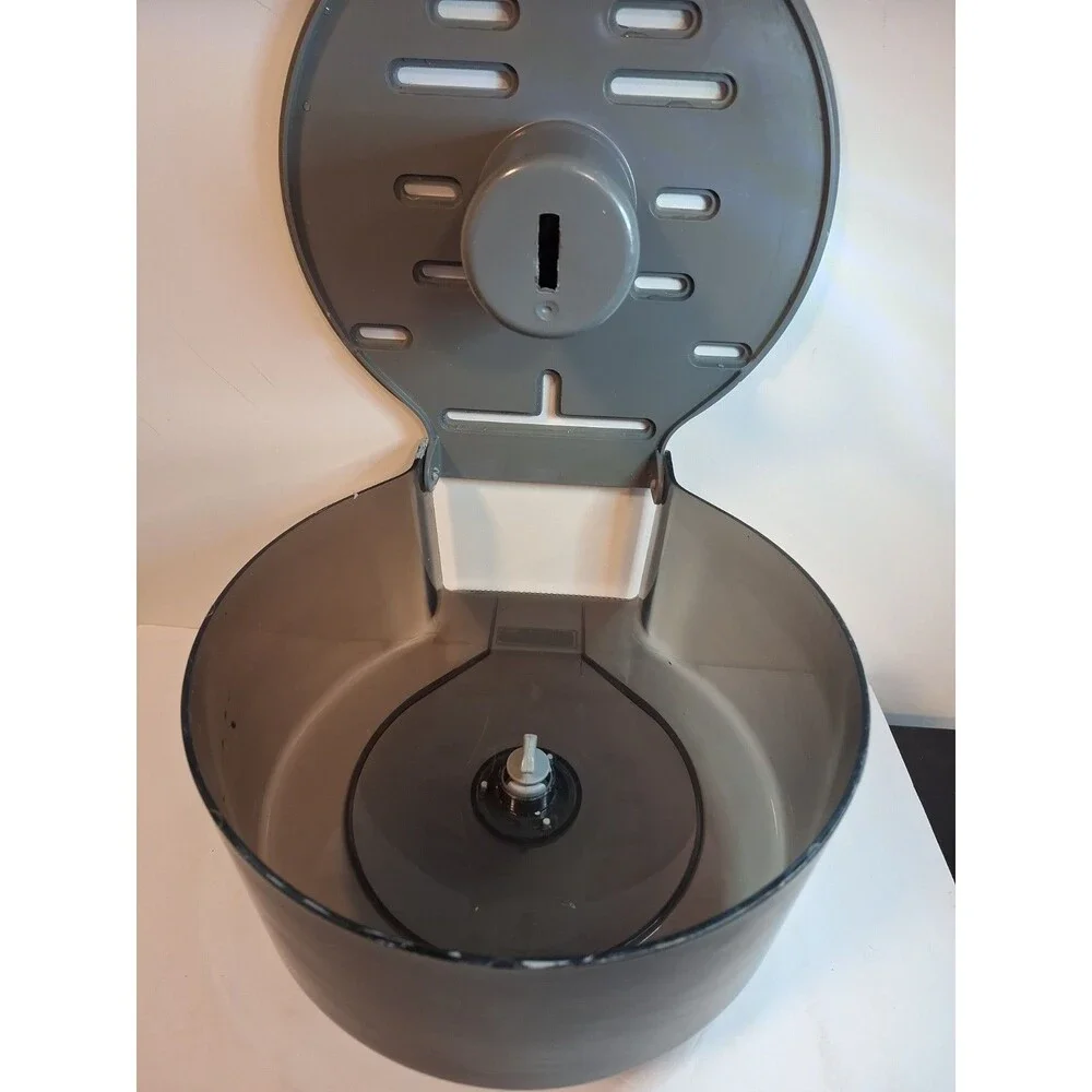 Complete Jumbo Commercial Toilet Paper Dispenser Wall Mount ABS Black 11-inch